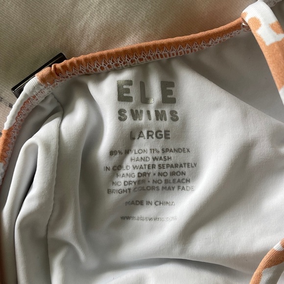 NWOT ELE Swims - tie dye one piece swimsuit - Picture 2 of 4